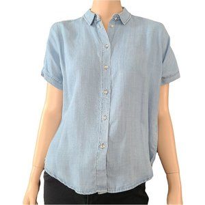 H&M NWT Soft Tencel Denim Shirt XS